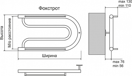 Фокстрот AISI 32х2 320х500 Полотенцесушитель TERMINUS Пушкино - фото 3 Фокстрот AISI 32х2 320х500 Полотенцесушитель TERMINUS Пушкино - фото 3
