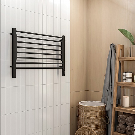 Горизонт П8 800х600 электро КС ЧЕРНЫЙ МУАР (sensor quick touch) Полотенцесушитель TERMINUS Пушкино - фото 3