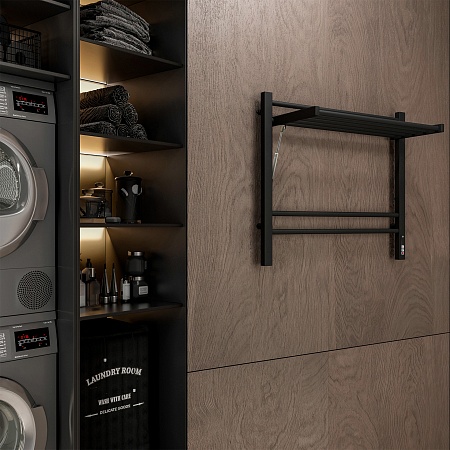 Горизонт П8 600х600 электро КС ЧЕРНЫЙ МУАР (sensor quick touch) Полотенцесушитель TERMINUS Пушкино - фото 4