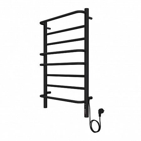 Евромикс П8 500х800 электро КС ЧЕРНЫЙ МУАР ( new встроен диммер) Полотенцесушитель TERMINUS Пушкино - фото 1