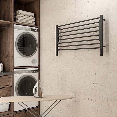 Горизонт П8 1000х600 электро КС ЧЕРНЫЙ МУАР (sensor quick touch) Полотенцесушитель TERMINUS Пушкино - фото 3