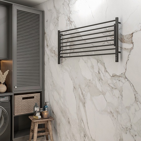 Горизонт П8 1200х600 электро КС ЧЕРНЫЙ МУАР (sensor quick touch) Полотенцесушитель TERMINUS Пушкино - фото 3 Горизонт П8 1200х600 электро КС ЧЕРНЫЙ МУАР (sensor quick touch) Полотенцесушитель TERMINUS Пушкино - фото 3